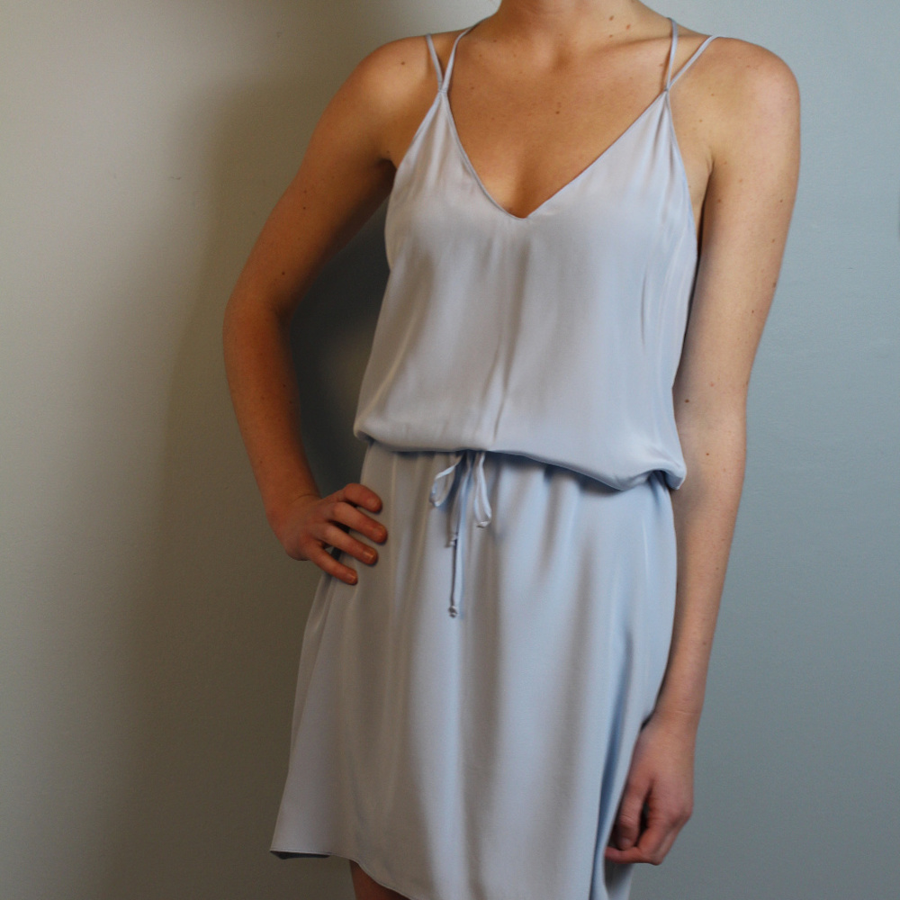 Silk Rory Beca Light Blue Dress Sz S